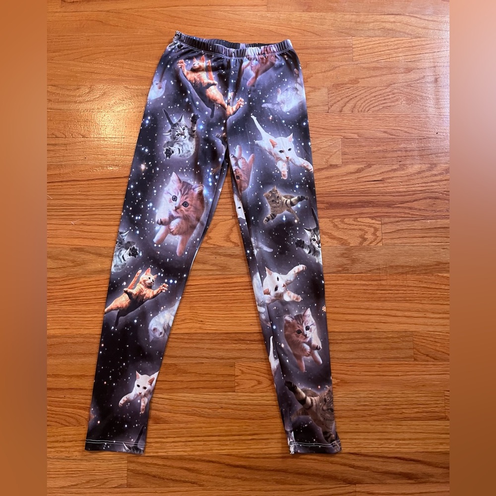 Galaxy cat leggings